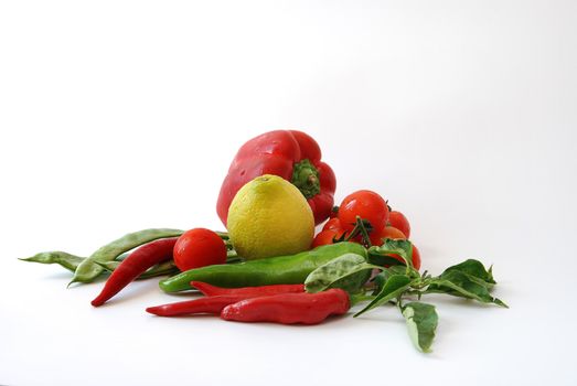  kitchen vegetable chili-pepper peppers limon and tomatoes