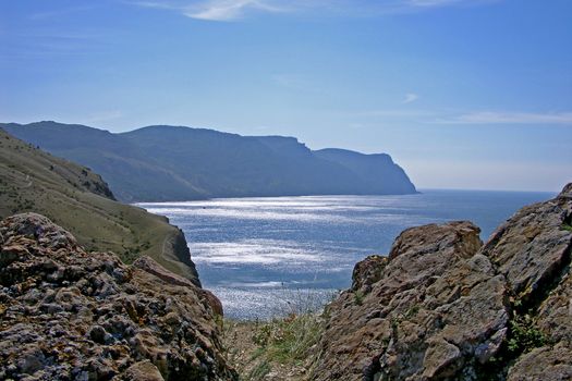 Sunny Sea view in Crimea