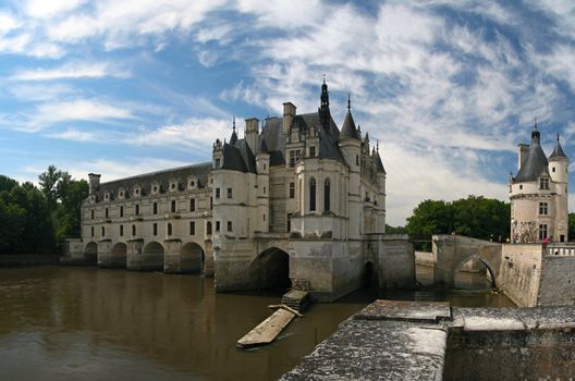 The Chateau de Chenonceau, Loire Valley, France