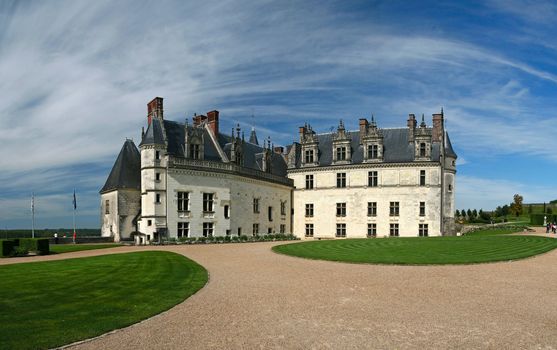 The chateau of Amboise in the Loire valley, France