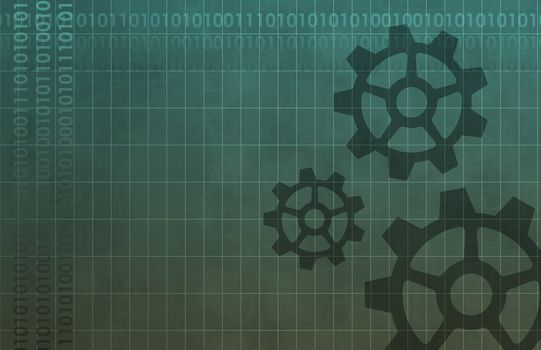 Mechanical Background Art Data Design Abstract