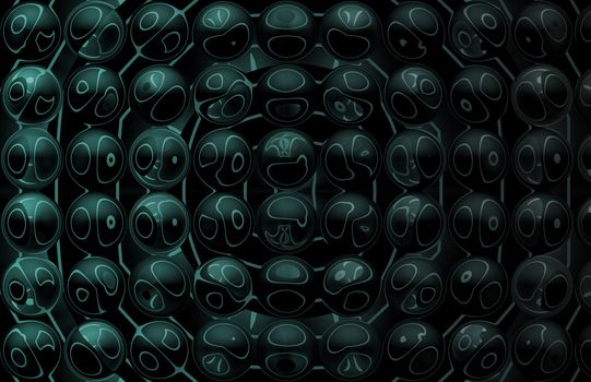 Alien Abstract Vortex Background Art in Swirls