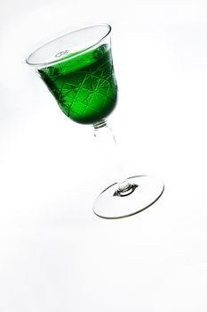 Absinthe in glass