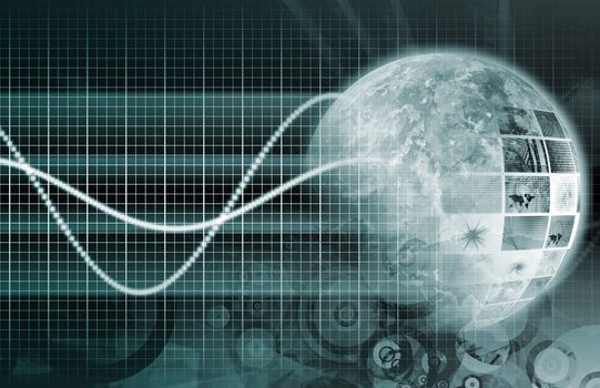 Technology Background Futuristic Abstract as a Art