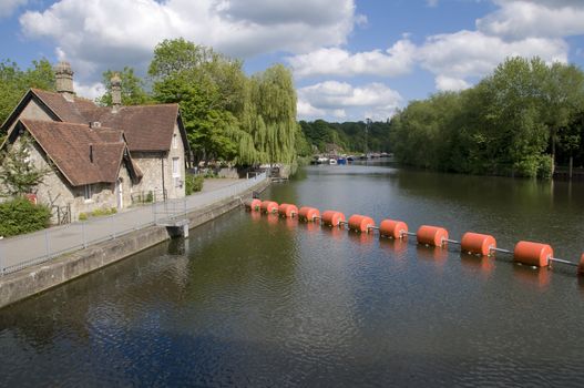 A view of the river medway in kent , Engalnd