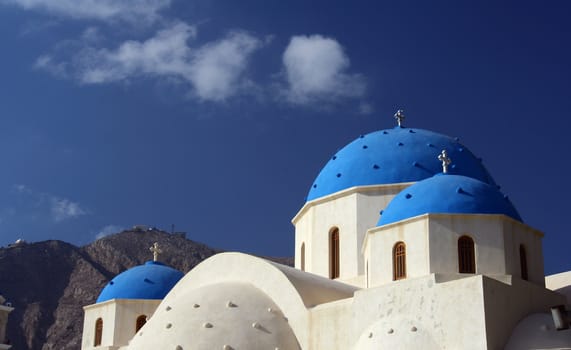 church on Santorini island in Greece