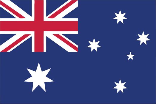 computer generated national flag of Australia