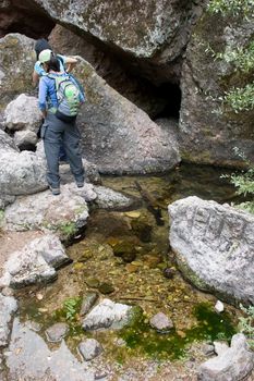 Pinnacles National Monument is a protected mountainous area located east of central California's Salinas Valley. The Monument's namesakes are the eroded leftovers of half of an extinct volcano.