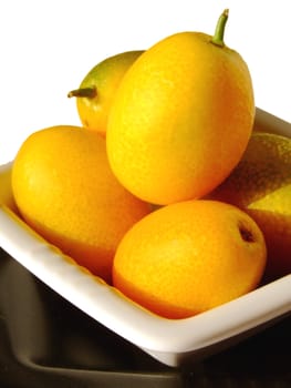 Close-up of ripe kumquats