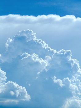 Blue overcast sky