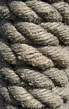 Boat rope texture. Nautical background.