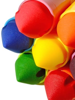 Colored marker pens