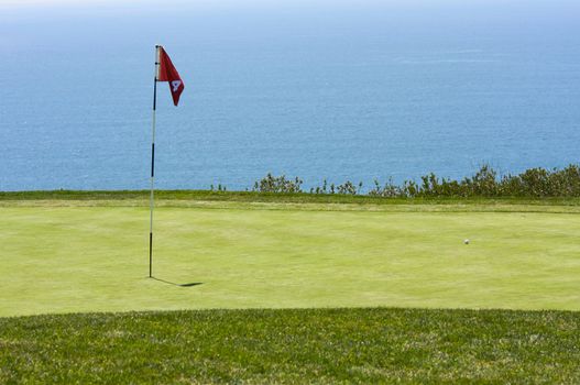 View from Torrey Pines Golf Course in San Diego California