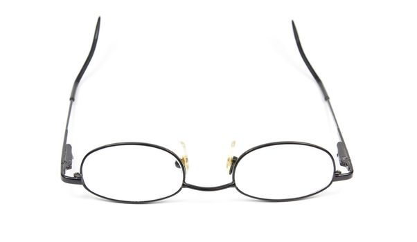 Man woman Spectacles isolated on white background