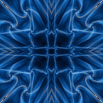 a balck and blue abstract geometrical pattern illustration