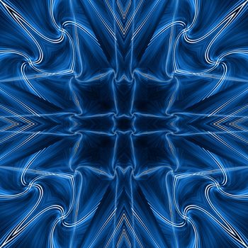 a balck and blue abstract geometrical pattern illustration