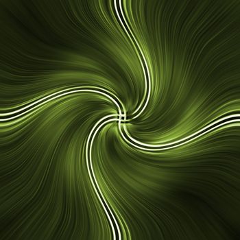 an black and green abstract swirl pattern illustration