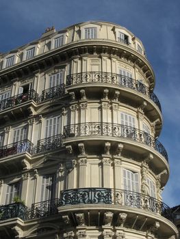 view of an ancient building in Marseille city