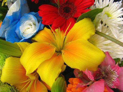 close-up image of a bunch of flowers