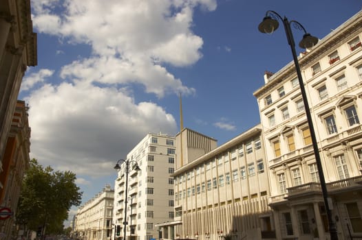 A street scene in London ,England