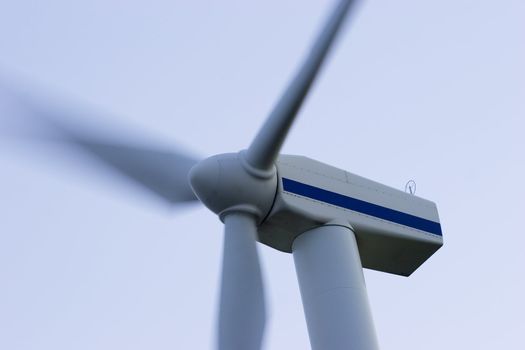 Wind Energy turbine closeup