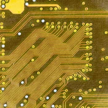 High technological electronic circuit board golden texture