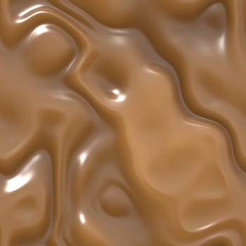 image of beautiful melting milk chocolate