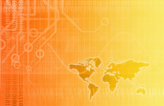 A Global Business Abstract Background Art Texture