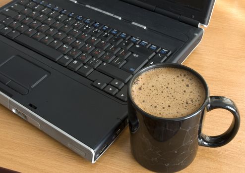 laptop and coffee