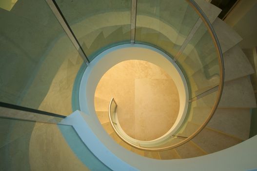 Majestic Spiral Staircase Abstract