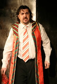 Performance " Is faster, than rabbits ". On a photo Igor Zolotovitsky