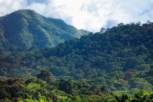 The vast spaces with high hills in India