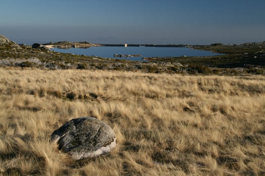 nice and cold autumn landscape