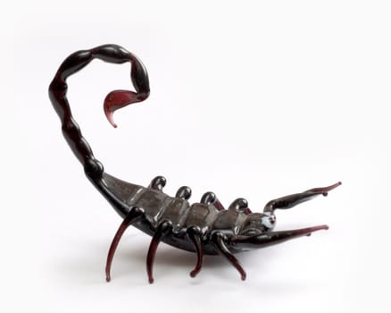 black Scorpio from glass