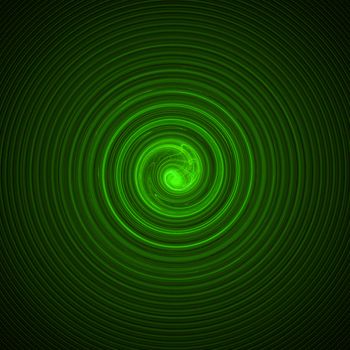 A swirl patten isolated on a black background