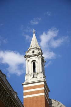 A bell tower in London ,England