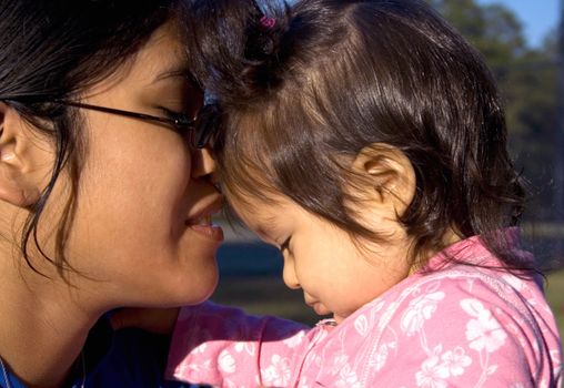 Mother and daughter