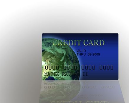 Render of  3D Credit Card High Resolution