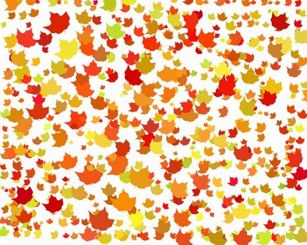 Digital Autumn Background in High resolution 3D
