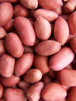 Peanuts. Close up. Background. Day light. Colorful.