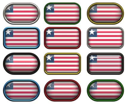 twelve Great buttons of the Flag of Liberia