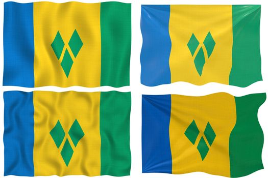 Great Image of the Flag of Saint Vincent and the Grenadines