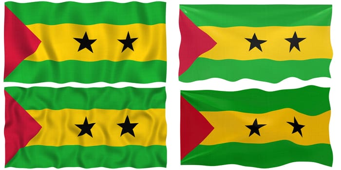Great Image of the Flag of Sao Tome and Principe