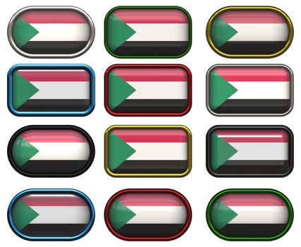 twelve Great buttons of the Flag of Sudan