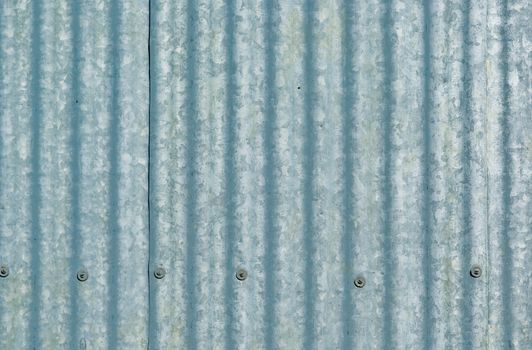 large sheet of galvanised or corrugated iron