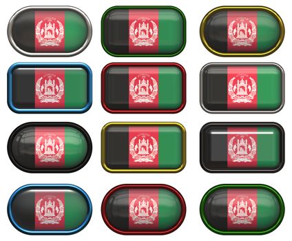 twelve buttons of the  Flag of afghanistan