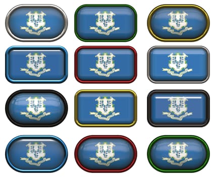twelve buttons of the Flag of Conneticut