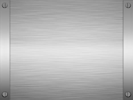 sheet of rendered brushed steel or metal
