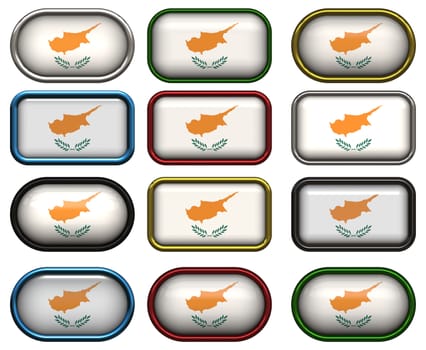twelve buttons of the Flag of Cyprus