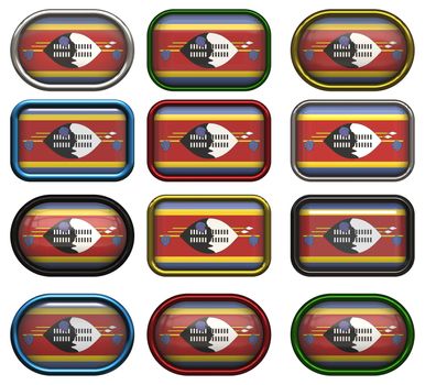 twelve buttons of the Flag of Swaziland